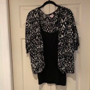 Womens shrug with camisole